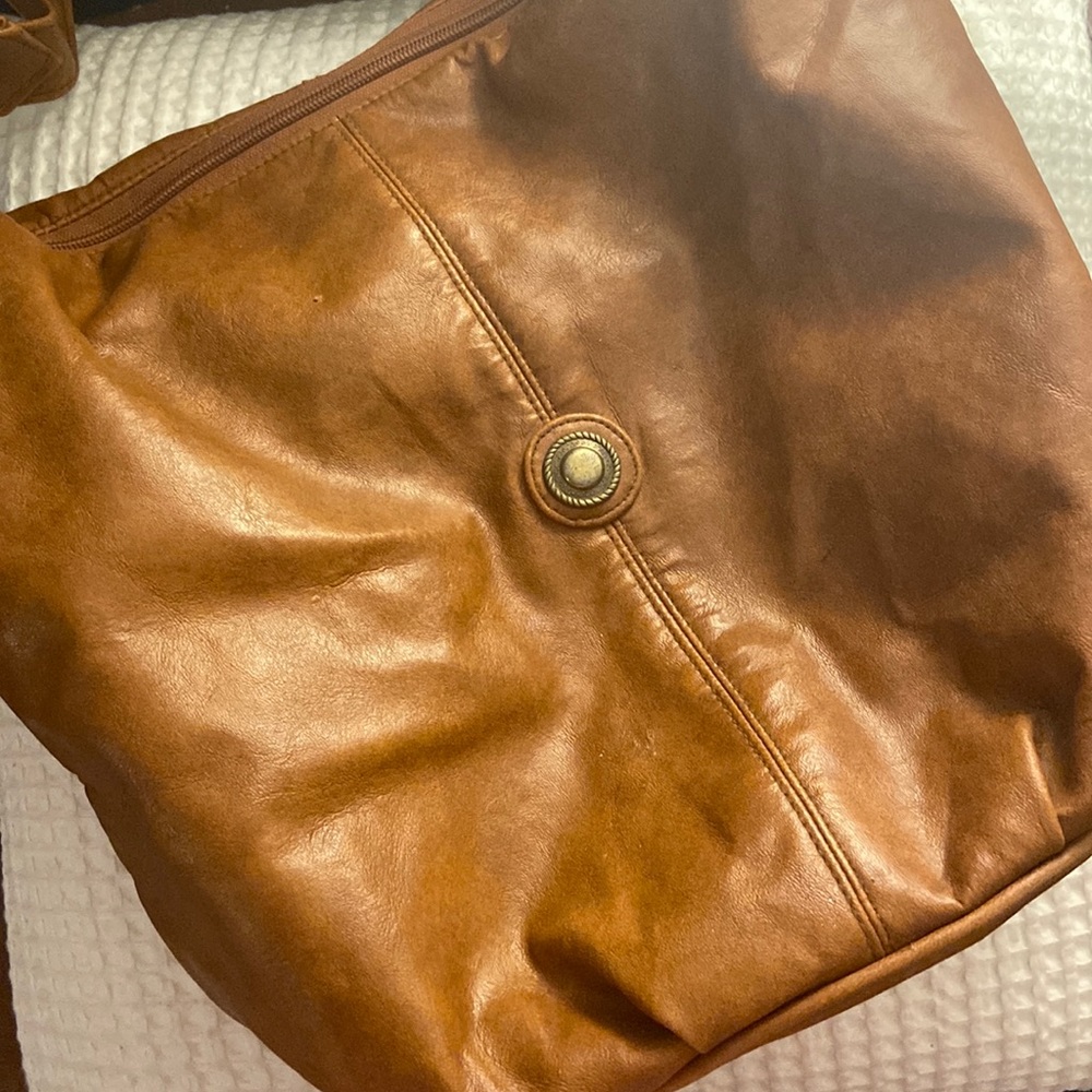 Authentic Brown Leather Purse